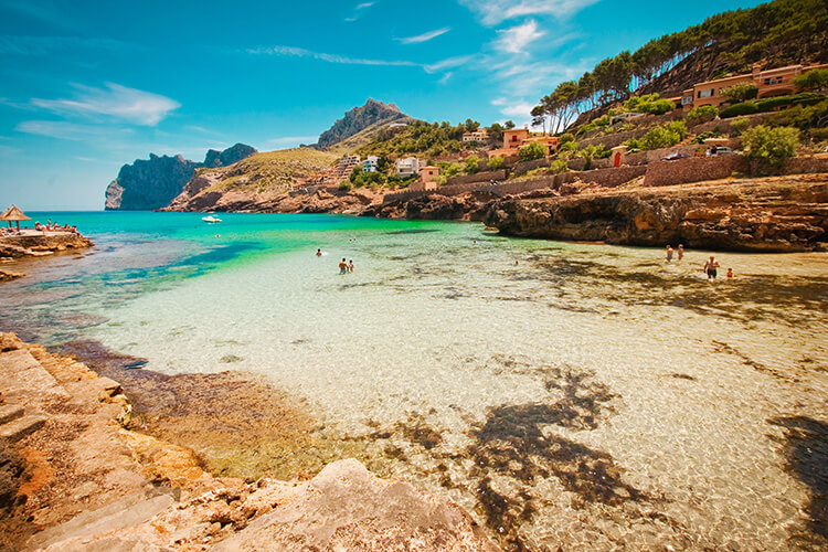 Cala San Vicente beach